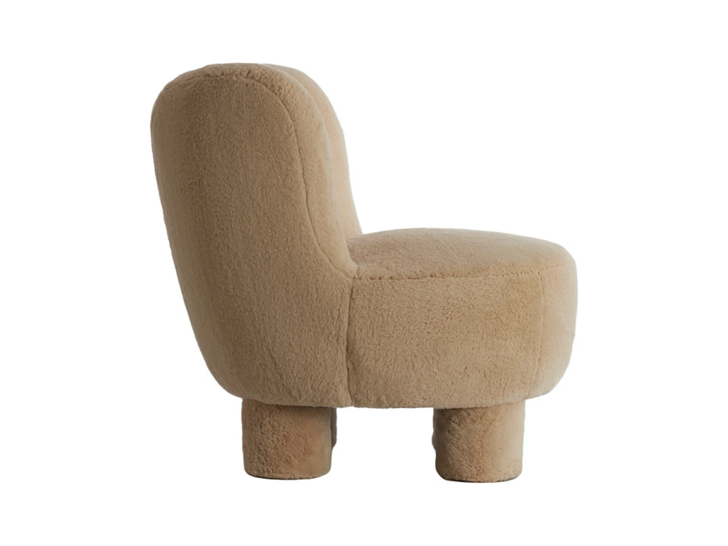 Chaise KAMOVU - 79x76x77cm - Marron