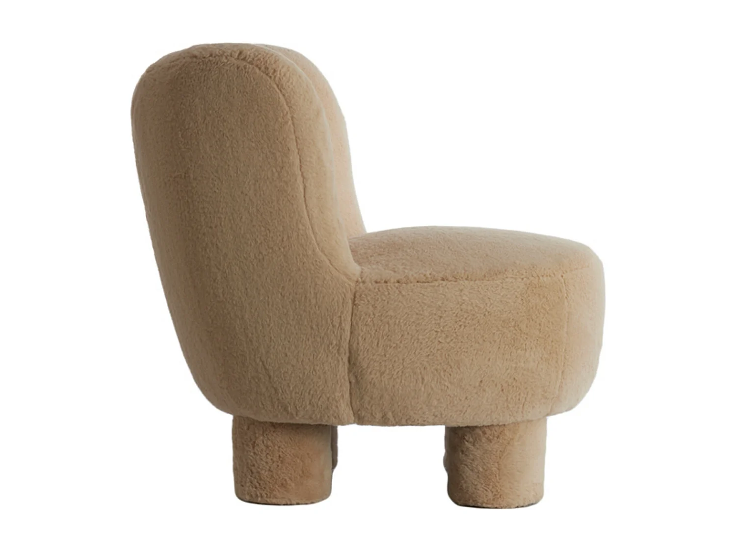 Chaise KAMOVU - 79x76x77cm - Marron