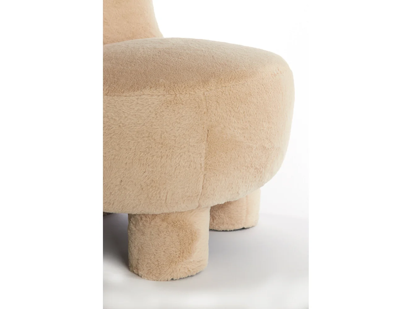 Chaise KAMOVU - 79x76x77cm - Marron