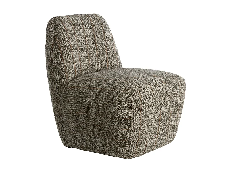 Chaise AMORI - 65x60x76cm - Marron