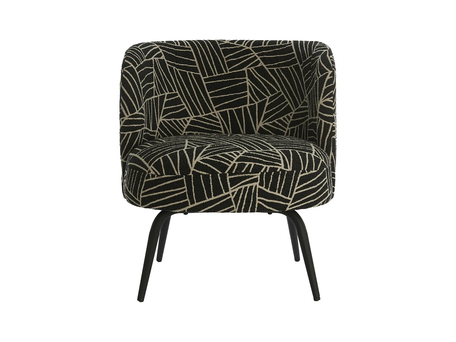 Chaise DIEYDA - 68x67x72cm - Noir