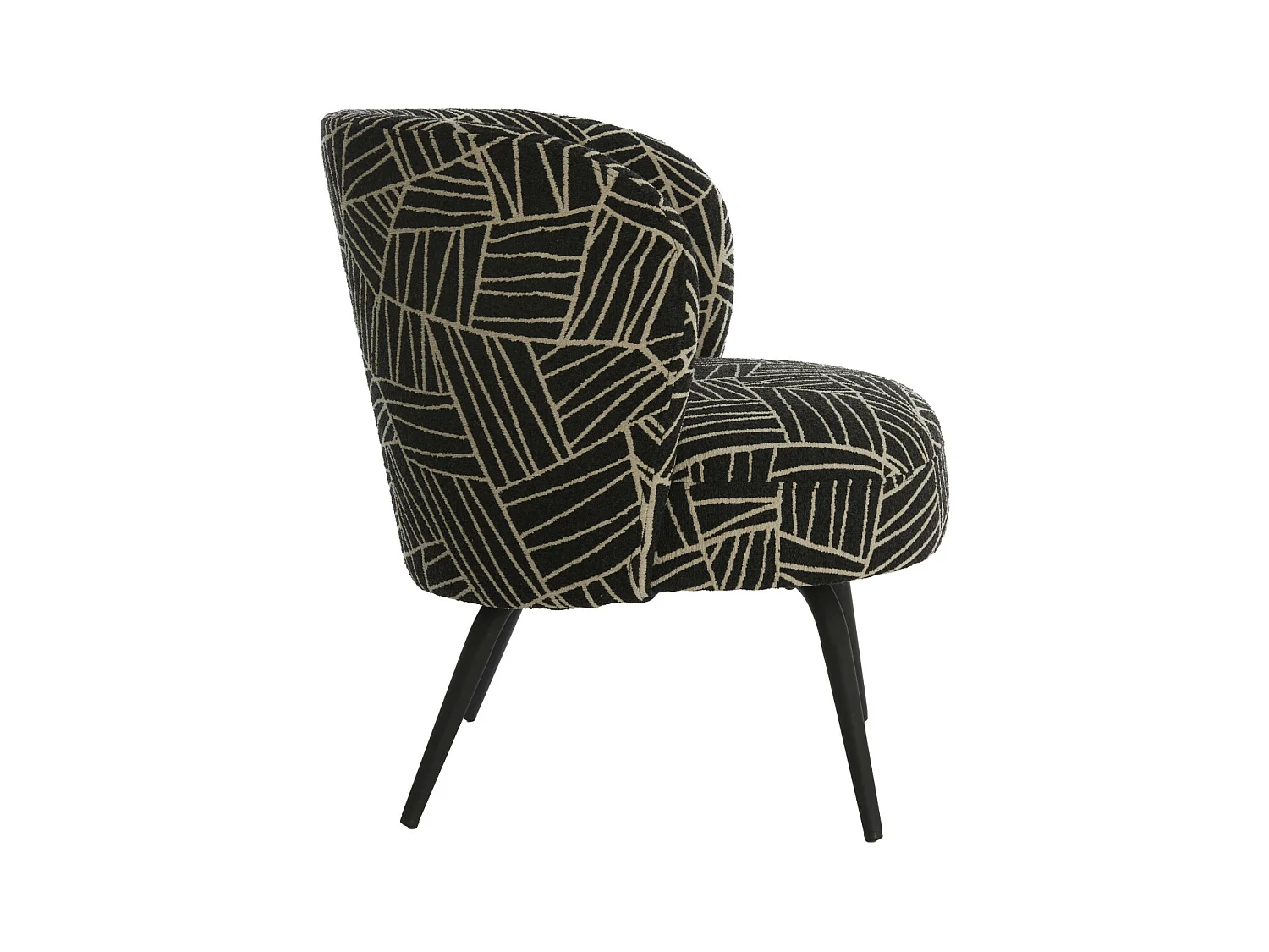 Chaise DIEYDA - 68x67x72cm - Noir