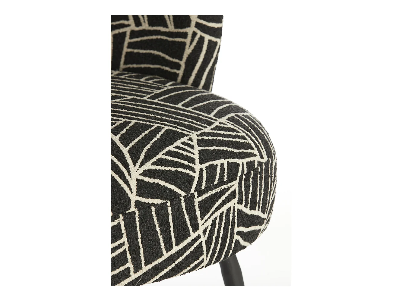 Chaise DIEYDA - 68x67x72cm - Noir