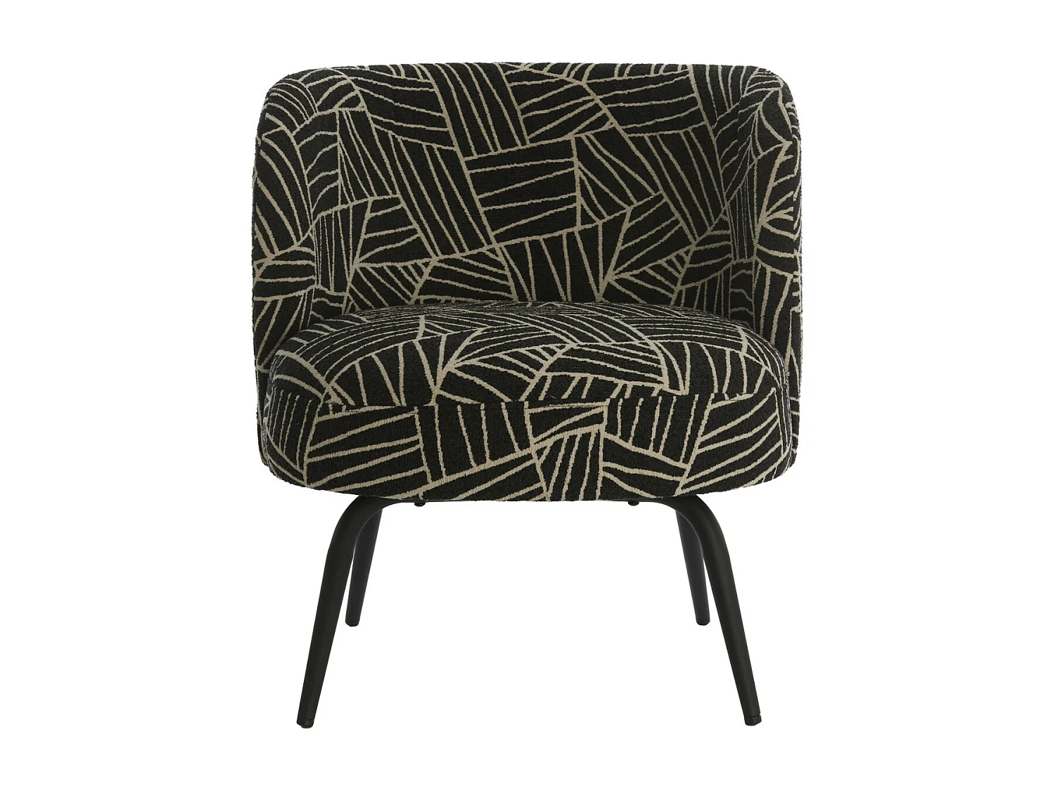 Chaise DIEYDA - 68x67x72cm - Noir