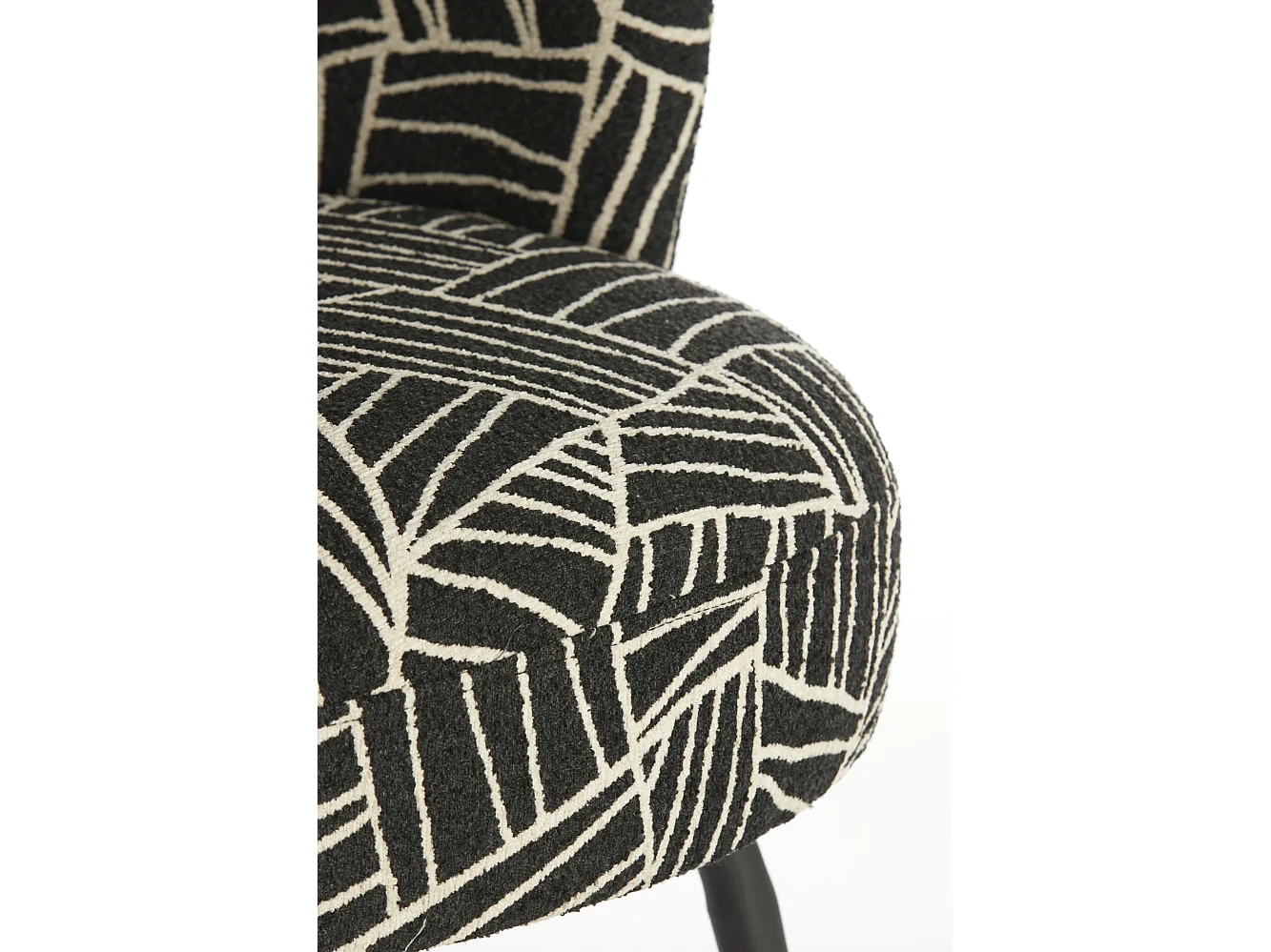 Chaise DIEYDA - 68x67x72cm - Noir