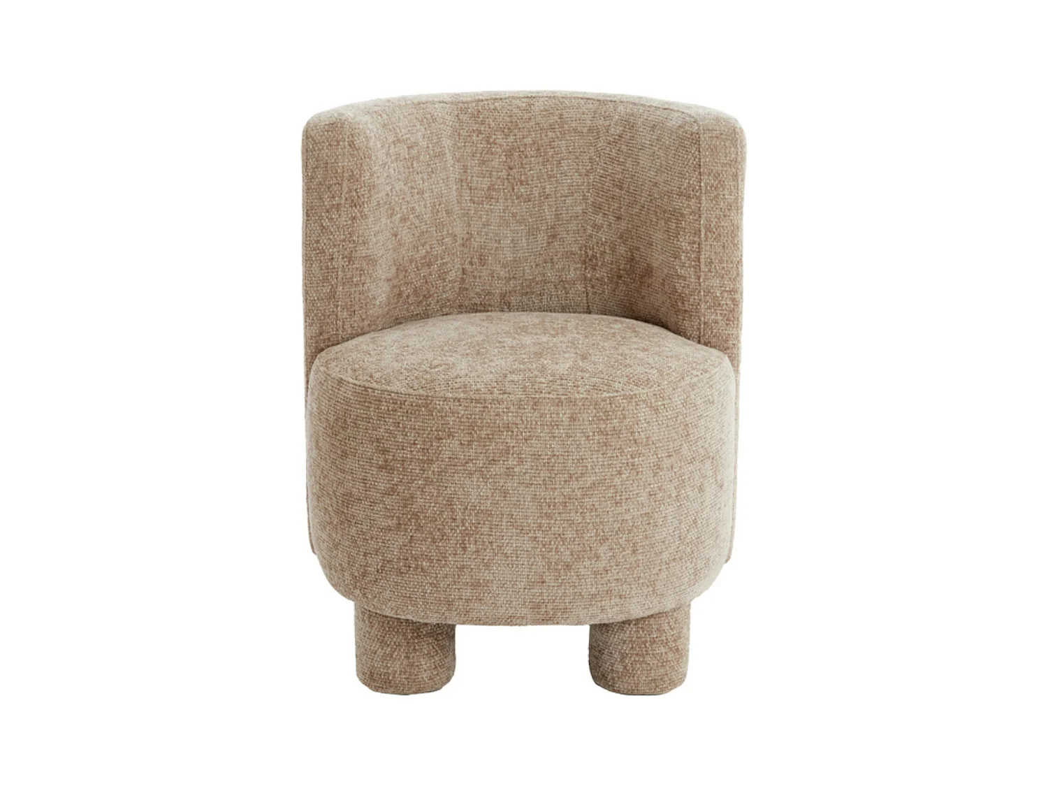 Chaise KAMOVA - Ø65x78cm - Marron