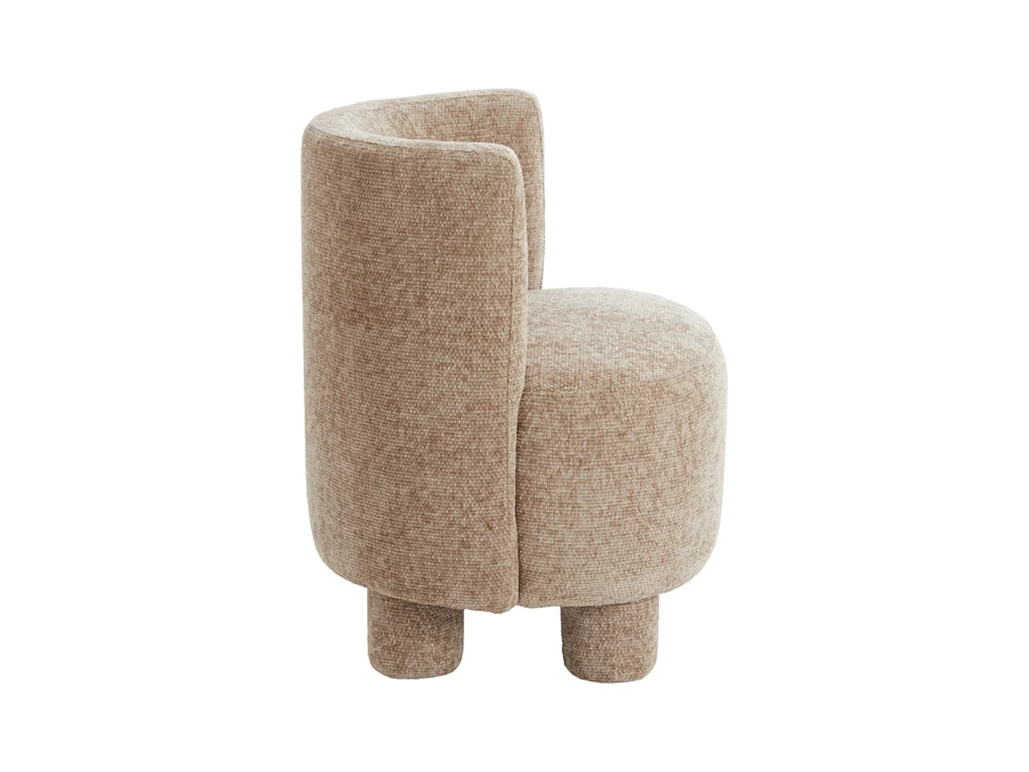 Chaise KAMOVA - Ø65x78cm - Marron