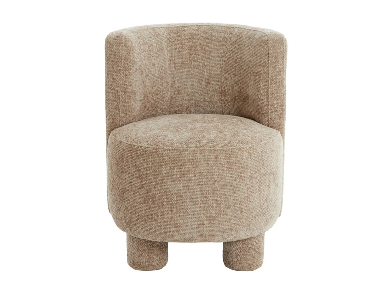 Chaise KAMOVA - Ø65x78cm - Marron