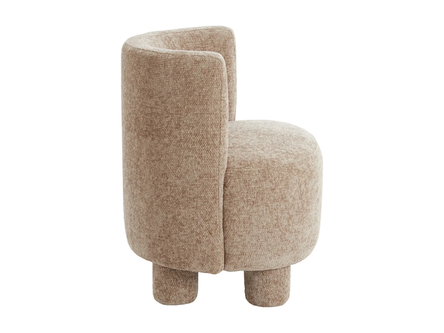 Chaise KAMOVA - Ø65x78cm - Marron