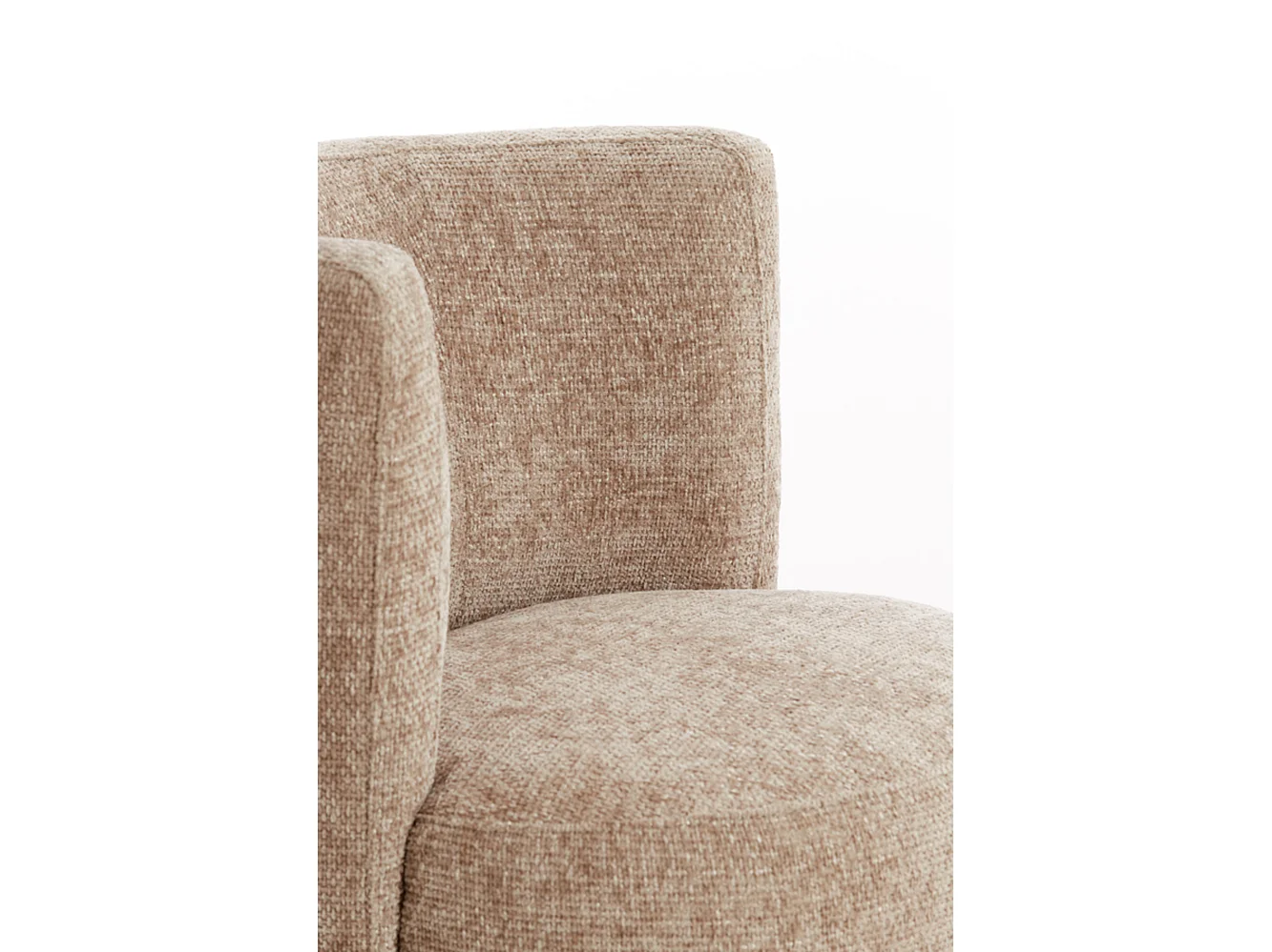 Chaise KAMOVA - Ø65x78cm - Marron