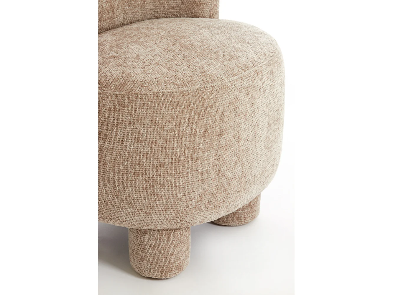 Chaise KAMOVA - Ø65x78cm - Marron