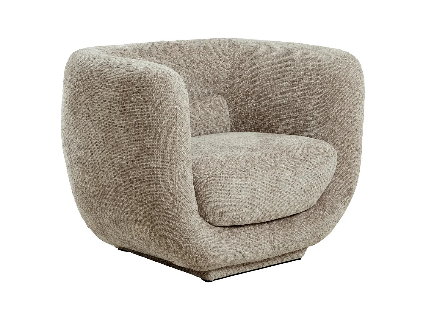 Chaise KIALY - 105x85x81cm - Marron
