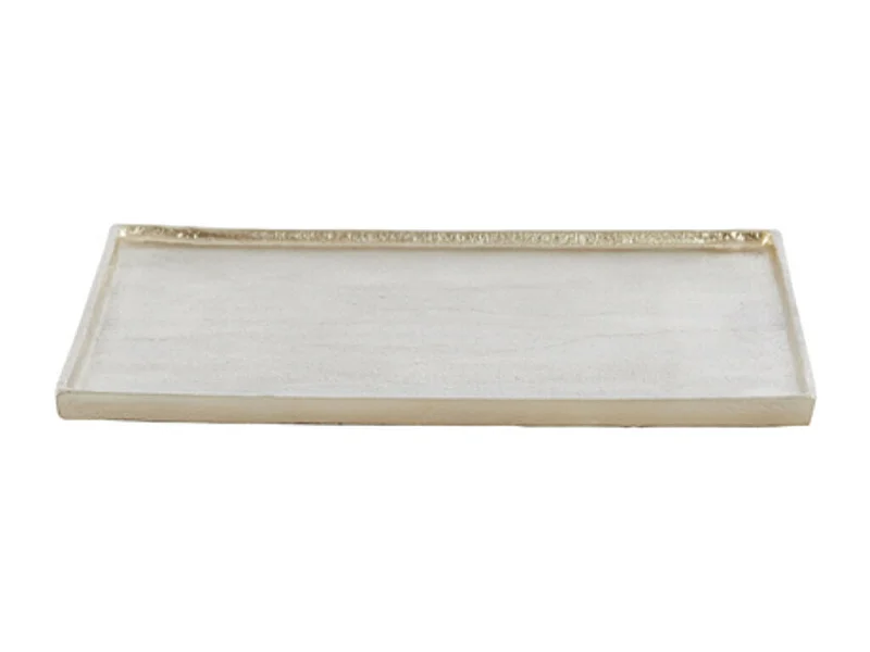 Schaal MAES - Ø29.5x1.5cm - Goud