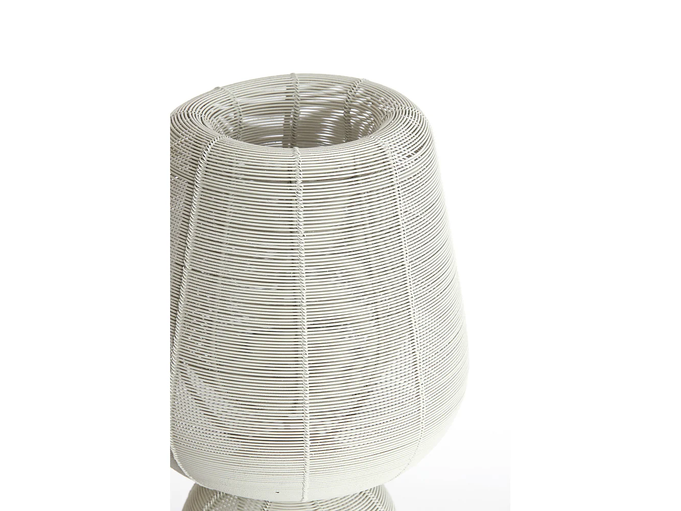 Lanterne FELLINI - Ø25x52,5cm - Blanc