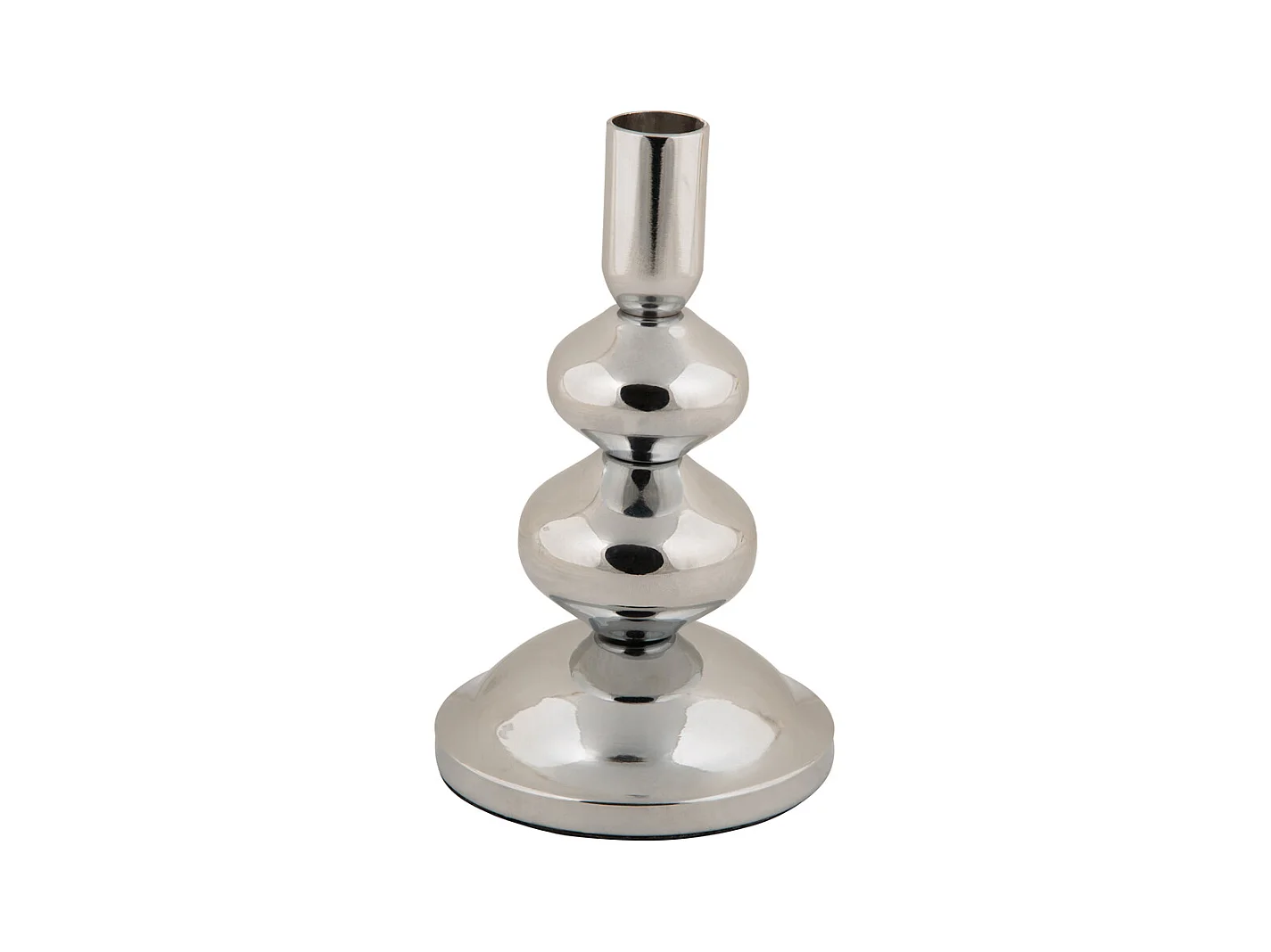 Bougeoir Dazzle Small - Chromé