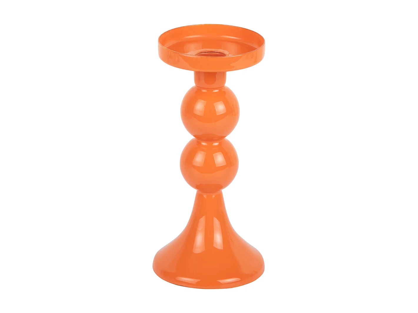 Bougeoir Funky Medium - Orange vif