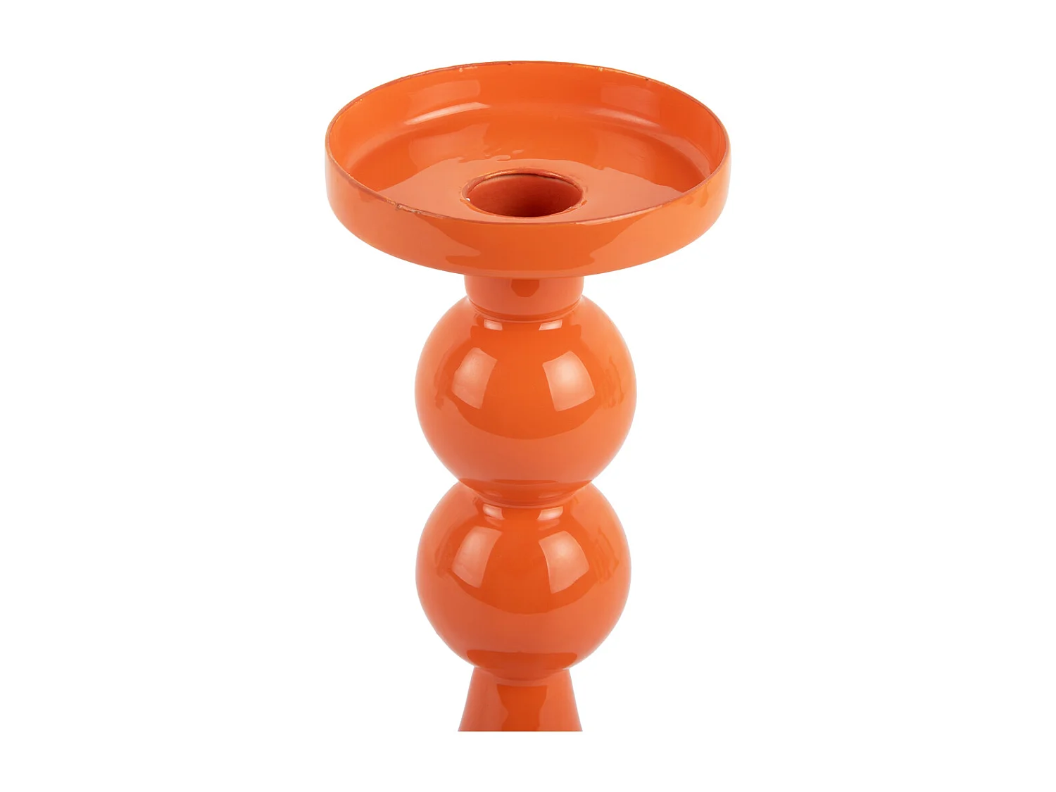 Bougeoir Funky Medium - Orange vif
