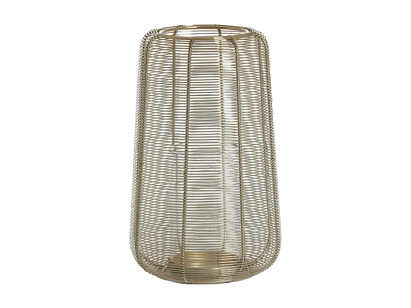 Laterne ADETA - Ø19,5x30cm - Gold