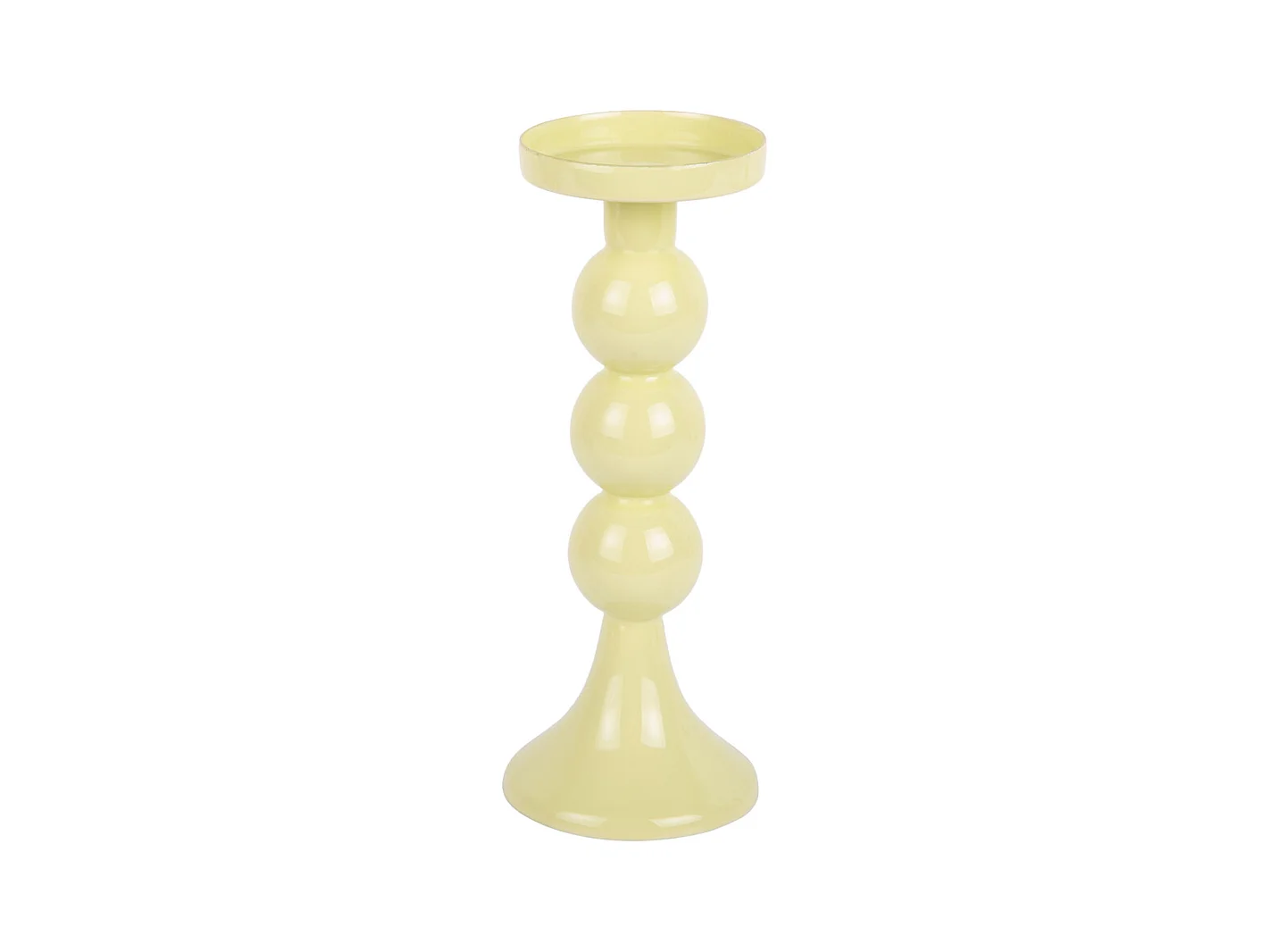 Candelabro Funky Grande - Amarillo Suave