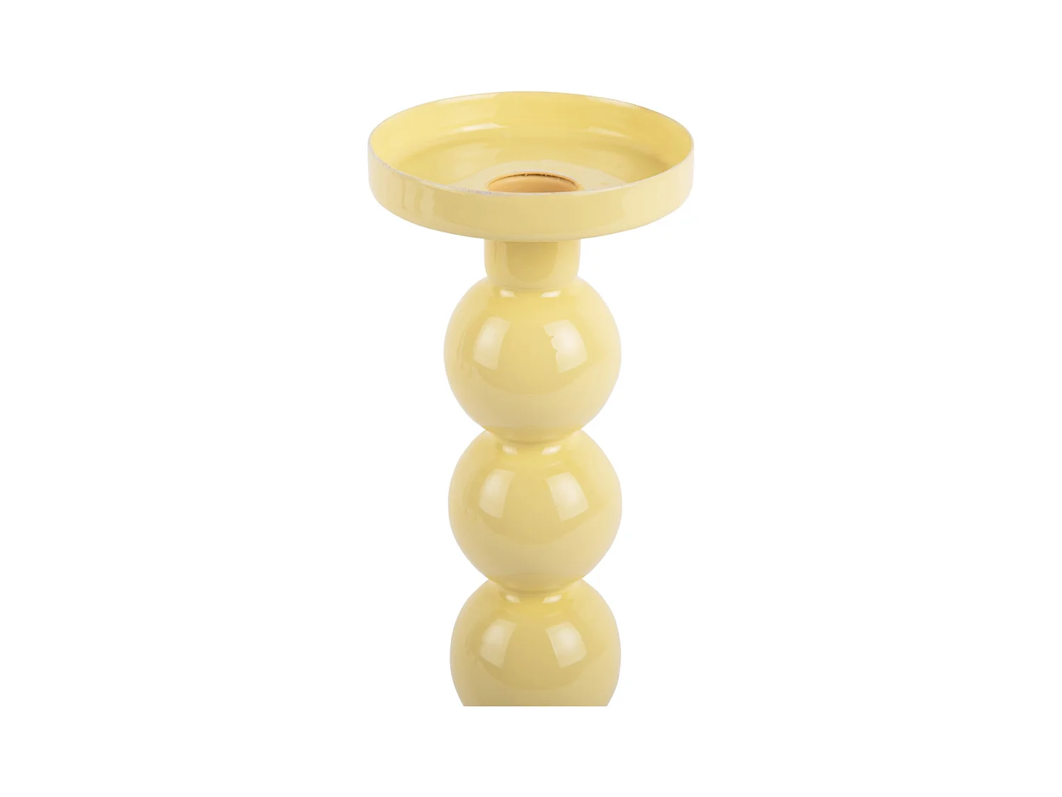 Candelabro Funky Grande - Amarillo Suave