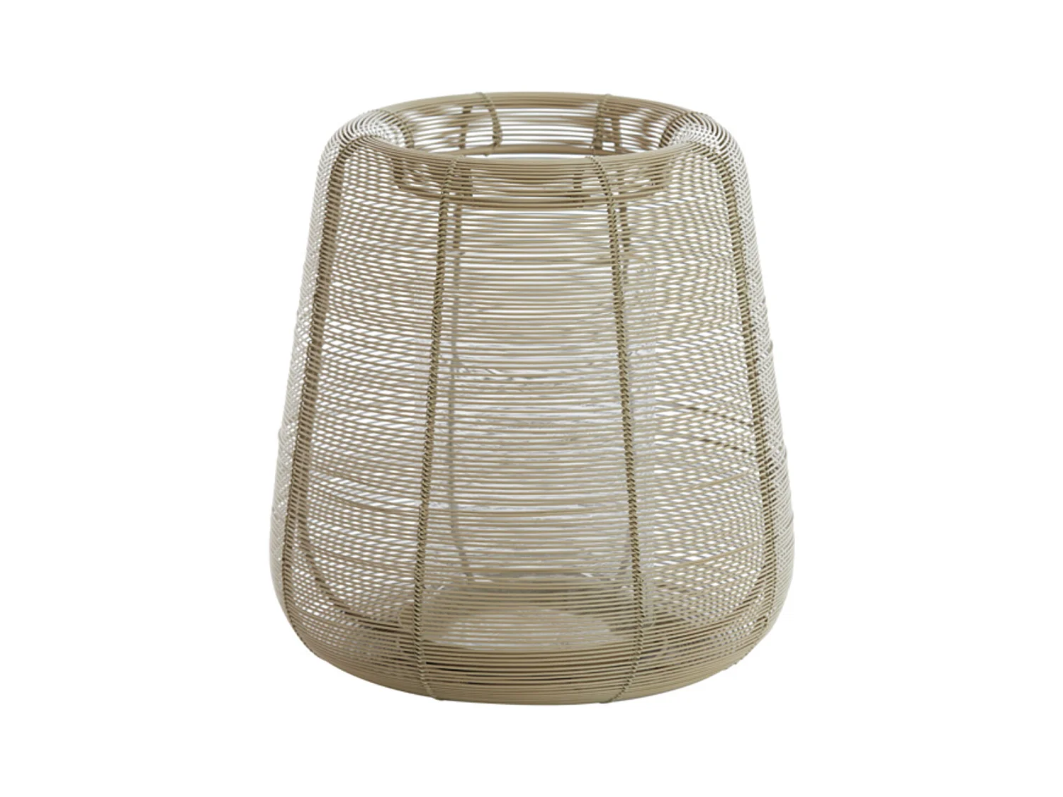 Lanterne ADETA - Ø28x29cm - Marron