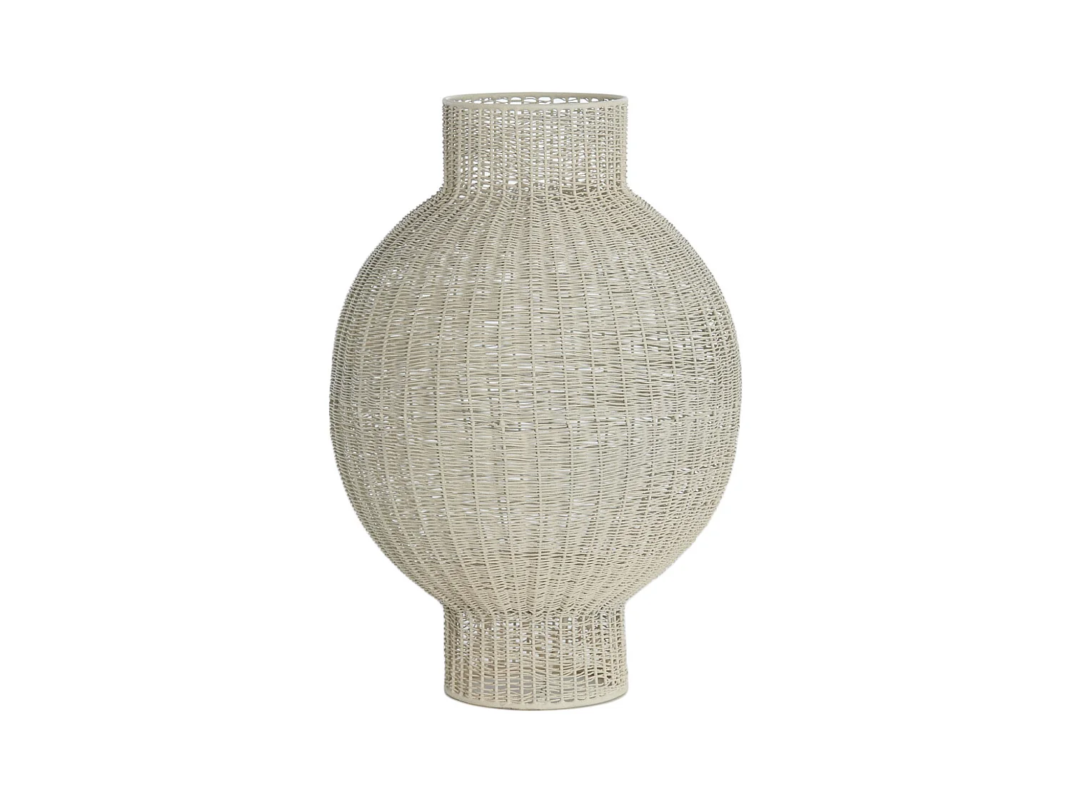 Laterne COMPETA - Ø27x39,5cm - Weiß