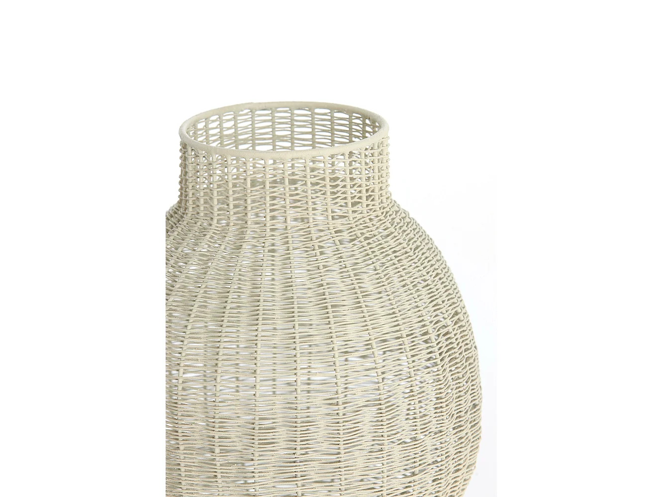 Lanterne COMPETA - Ø27x39,5cm - Blanc