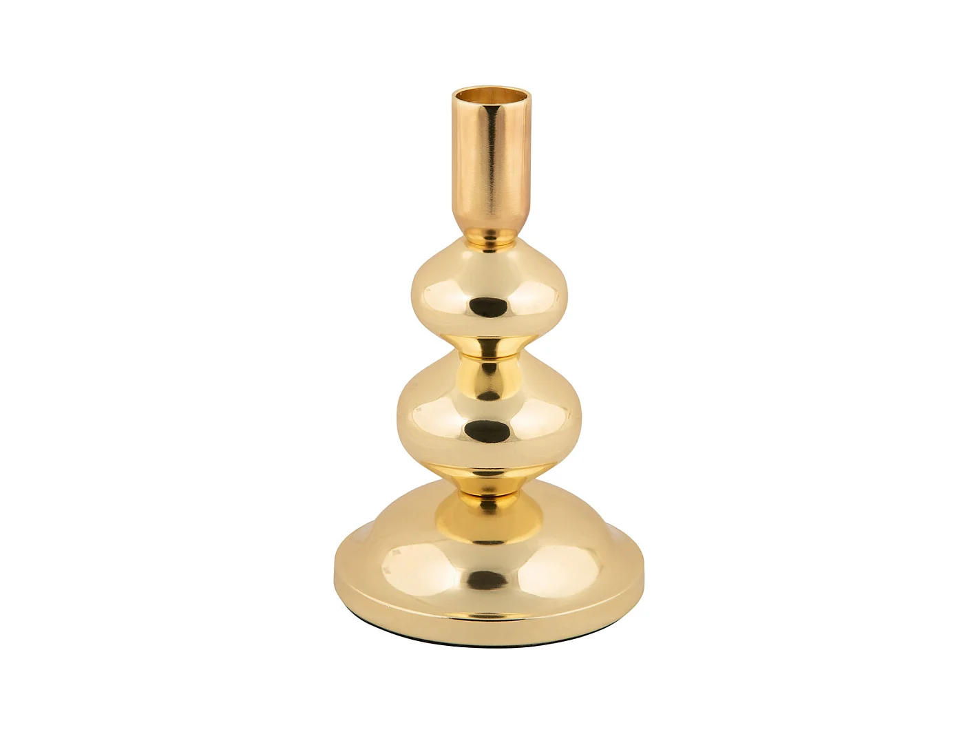 Bougeoir Dazzle Small - Plaqué or