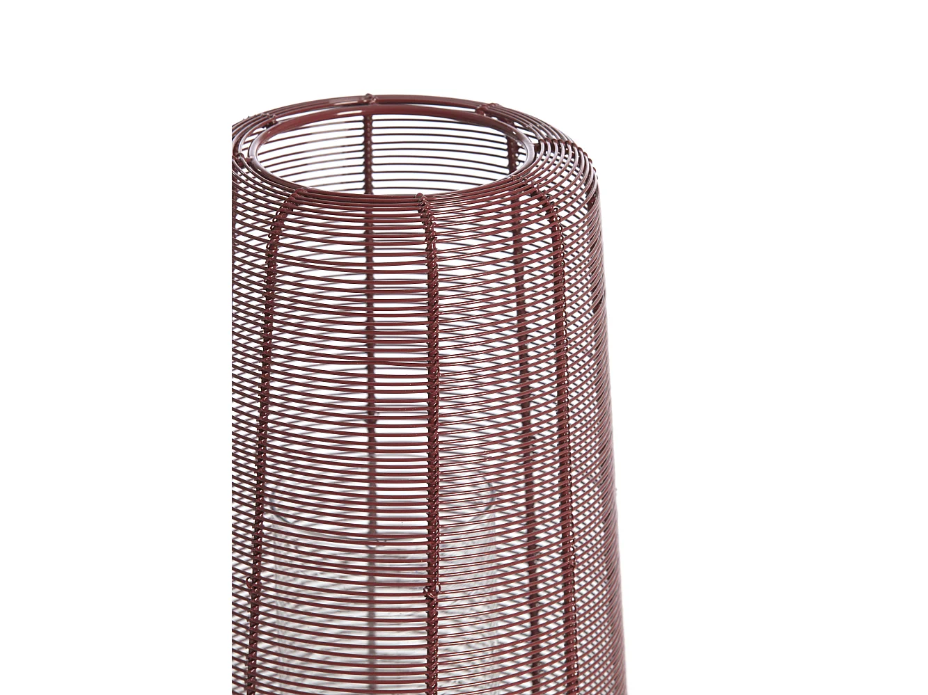 Laterne ADETA - Ø19,5x30cm - Rot