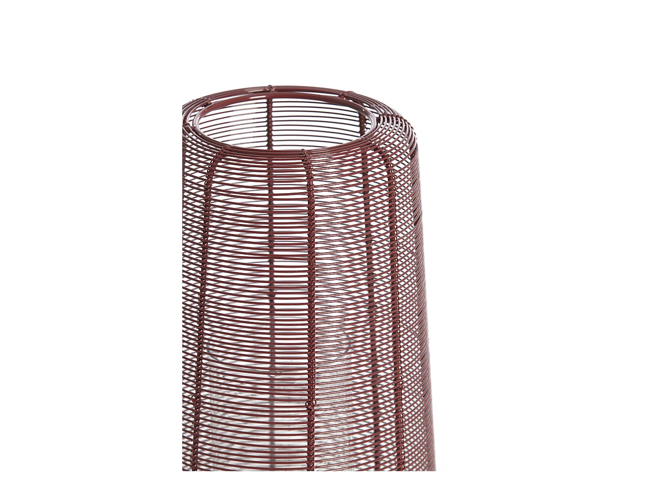 Lanterne ADETA - Ø19,5x30cm - Rouge