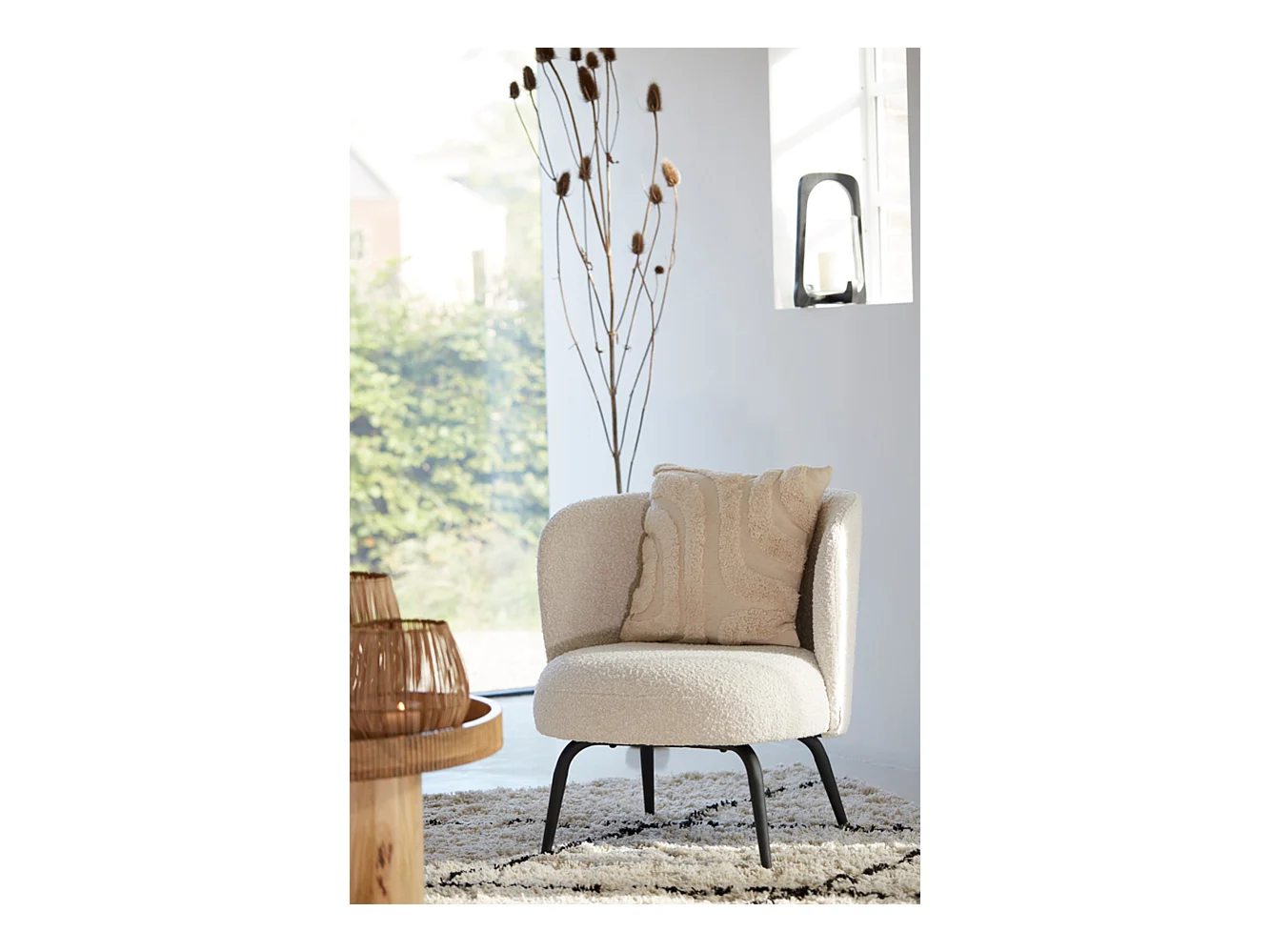 Lampe à vent ANOSY - Ø26x48cm - Noir