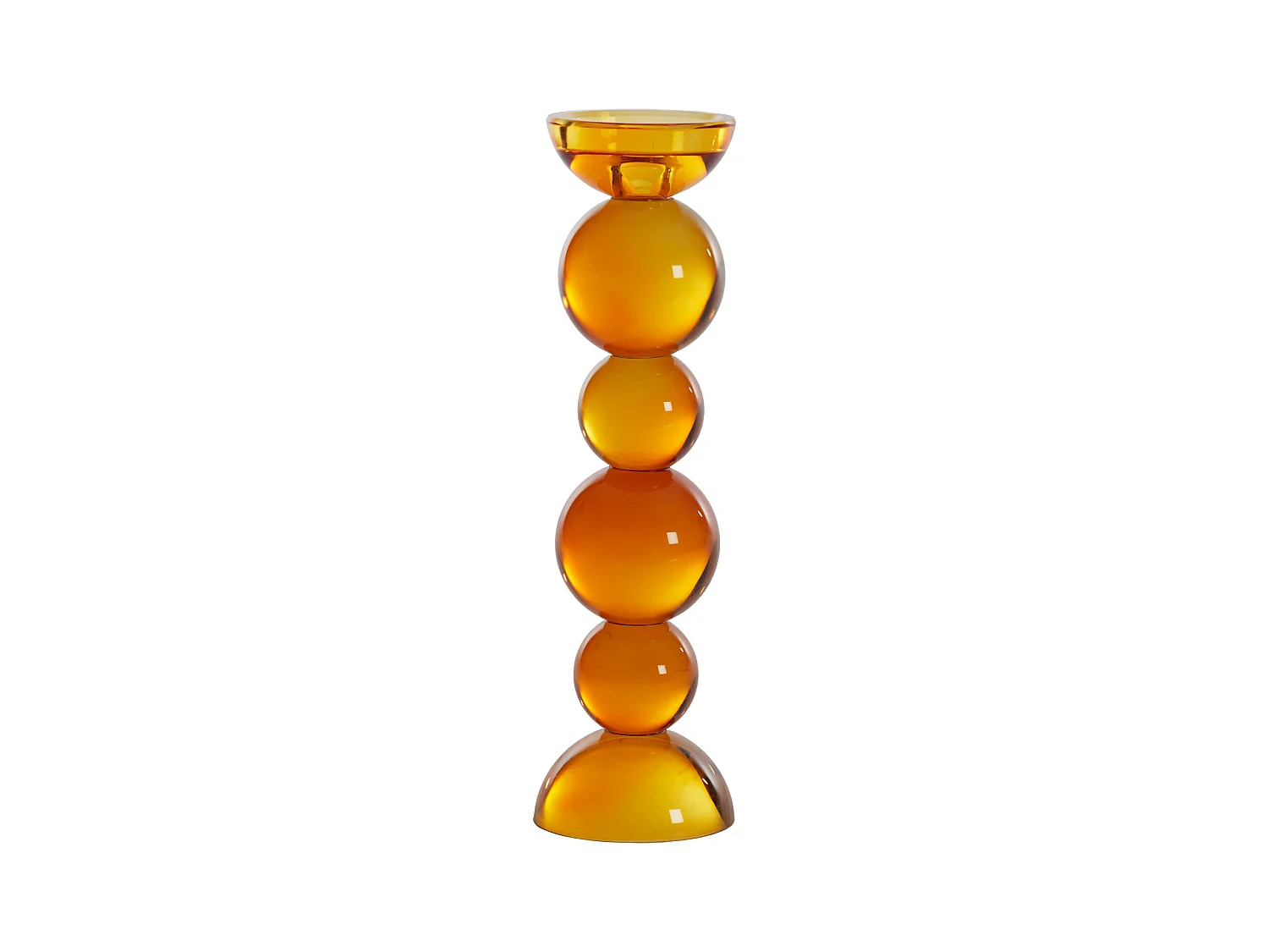 Bougeoir ITINGA - Ø9,5x34cm - Orange
