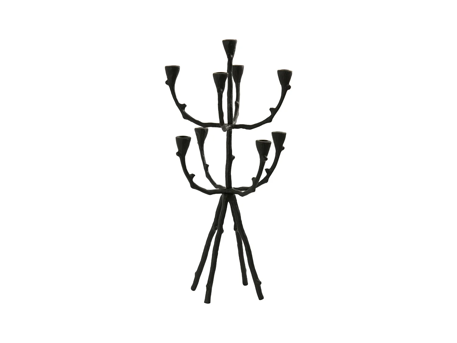 Bougeoir RANICA - Ø29x63,5cm - Noir