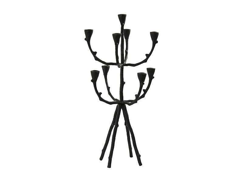 Bougeoir RANICA - Ø29x63,5cm - Noir