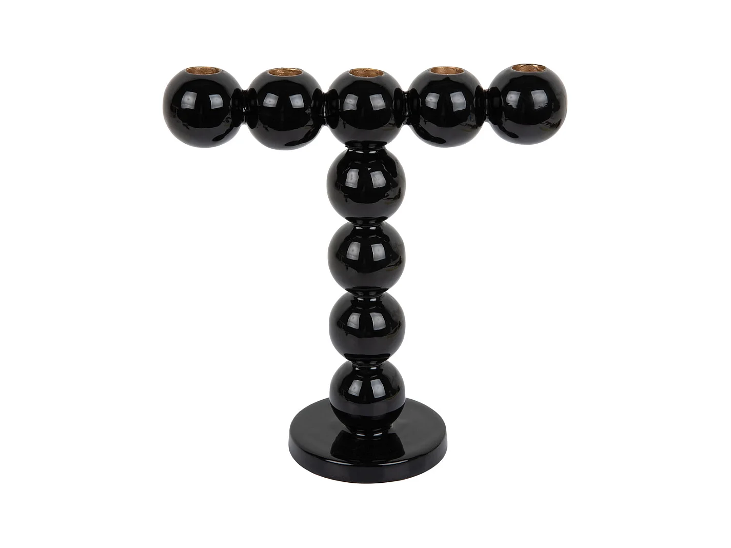 Chandelier Bulles Hautes - Noir