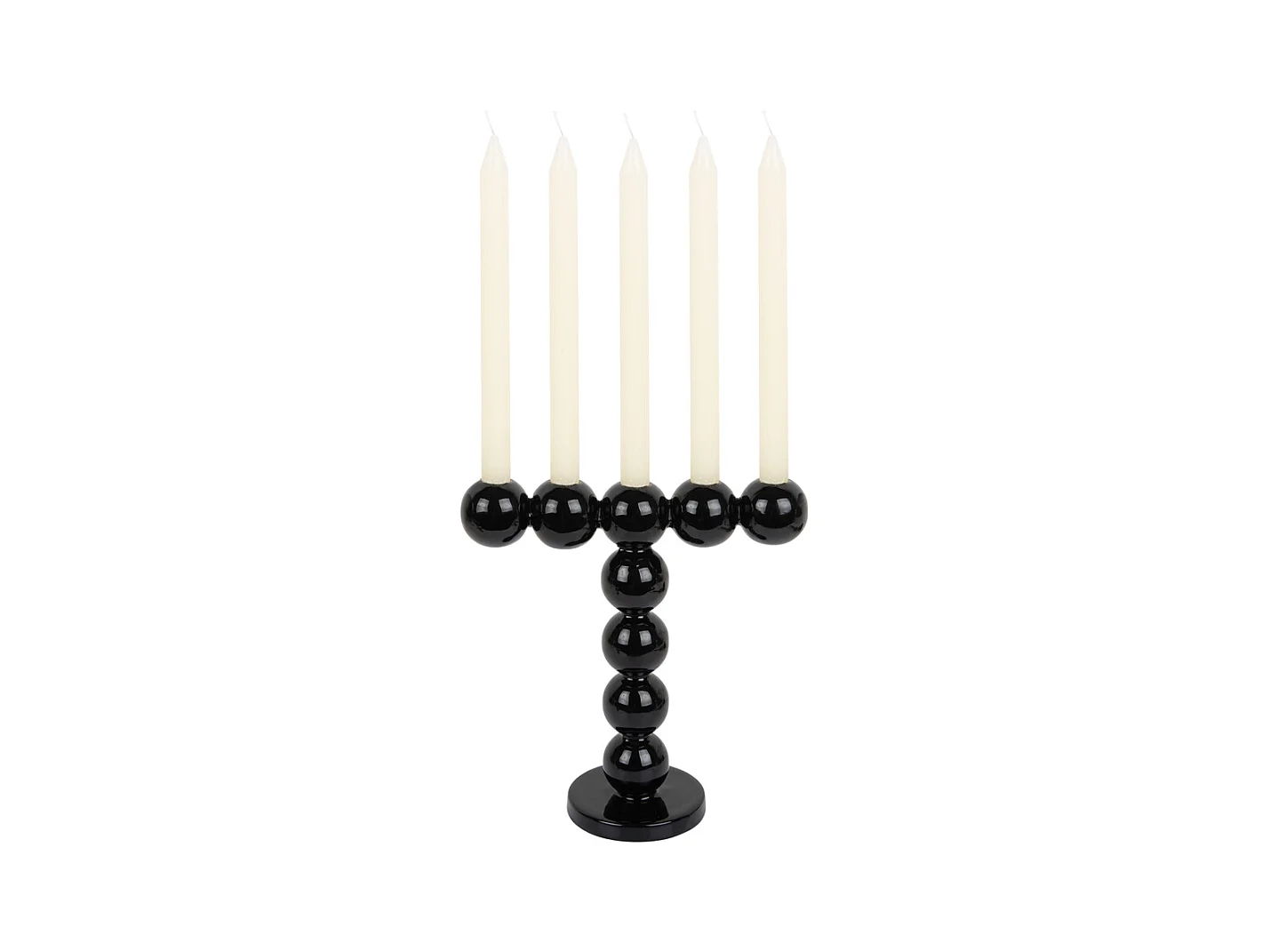 Chandelier Bulles Hautes - Noir