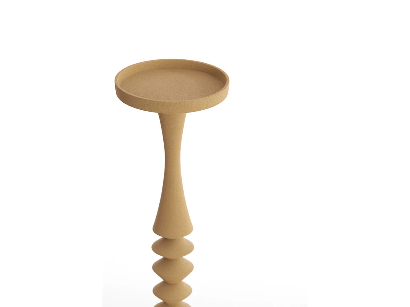 Bougeoir MISTRY - Ø11x40cm - Marron