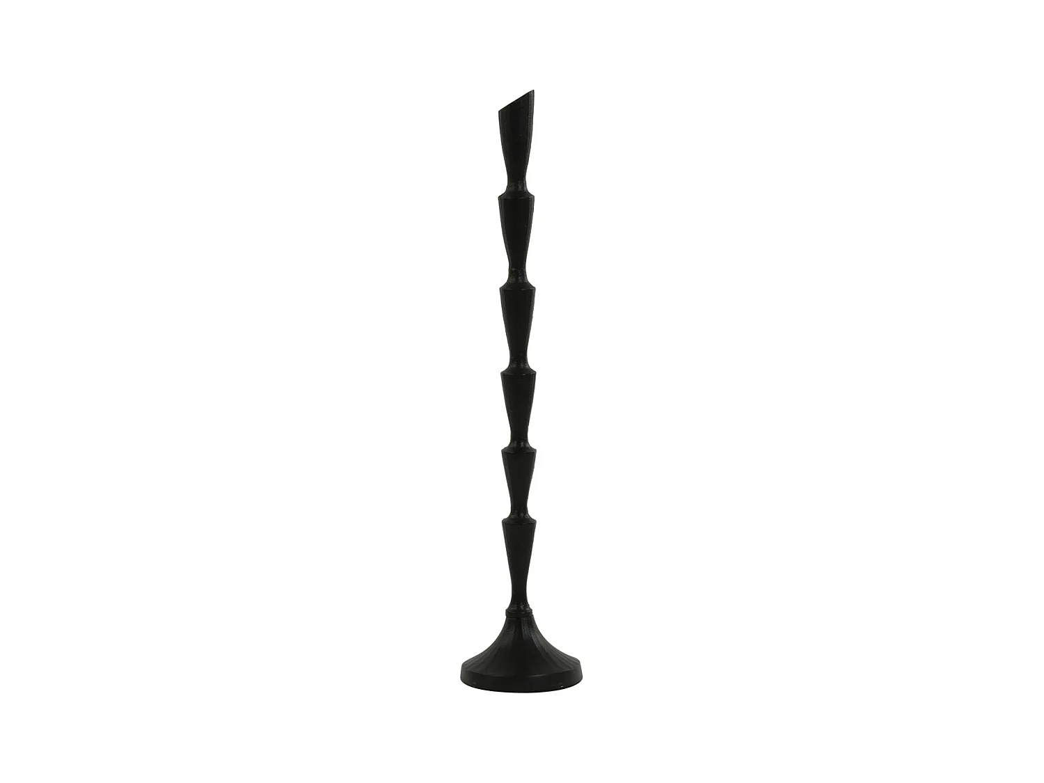 Bougeoir DJEBBE - Ø10x50cm - Noir