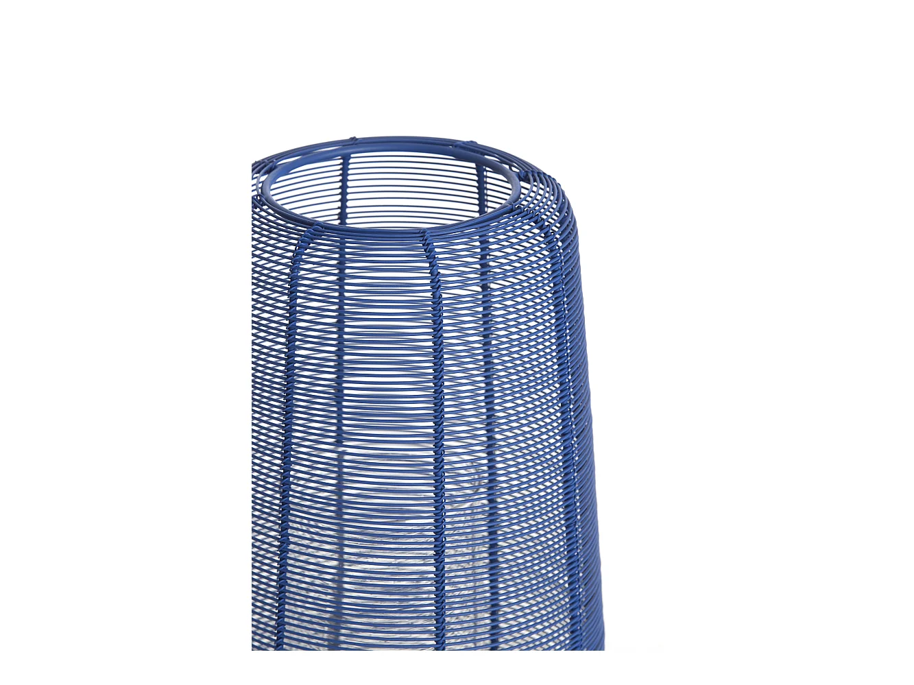 ADETA Laterne – Ø19,5x30cm – Blau