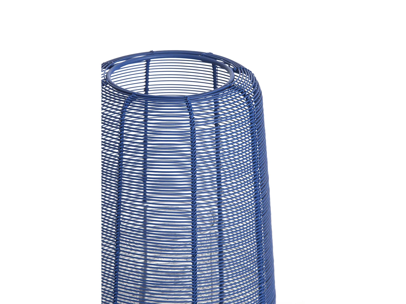 Lanterne ADETA - Ø19,5x30cm - Bleu