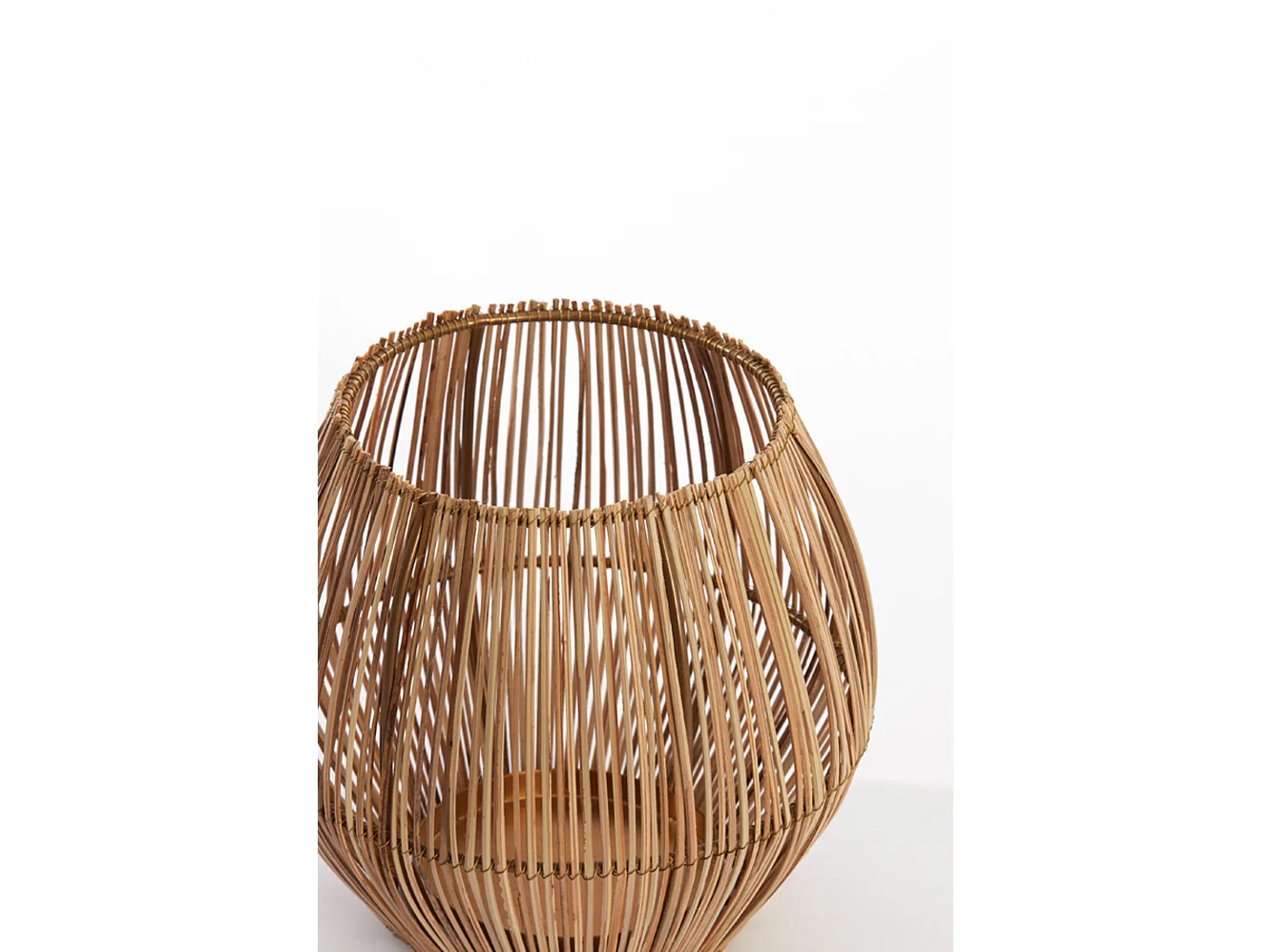 Bougie chauffe-plat EVISA - Ø20x22cm - Marron