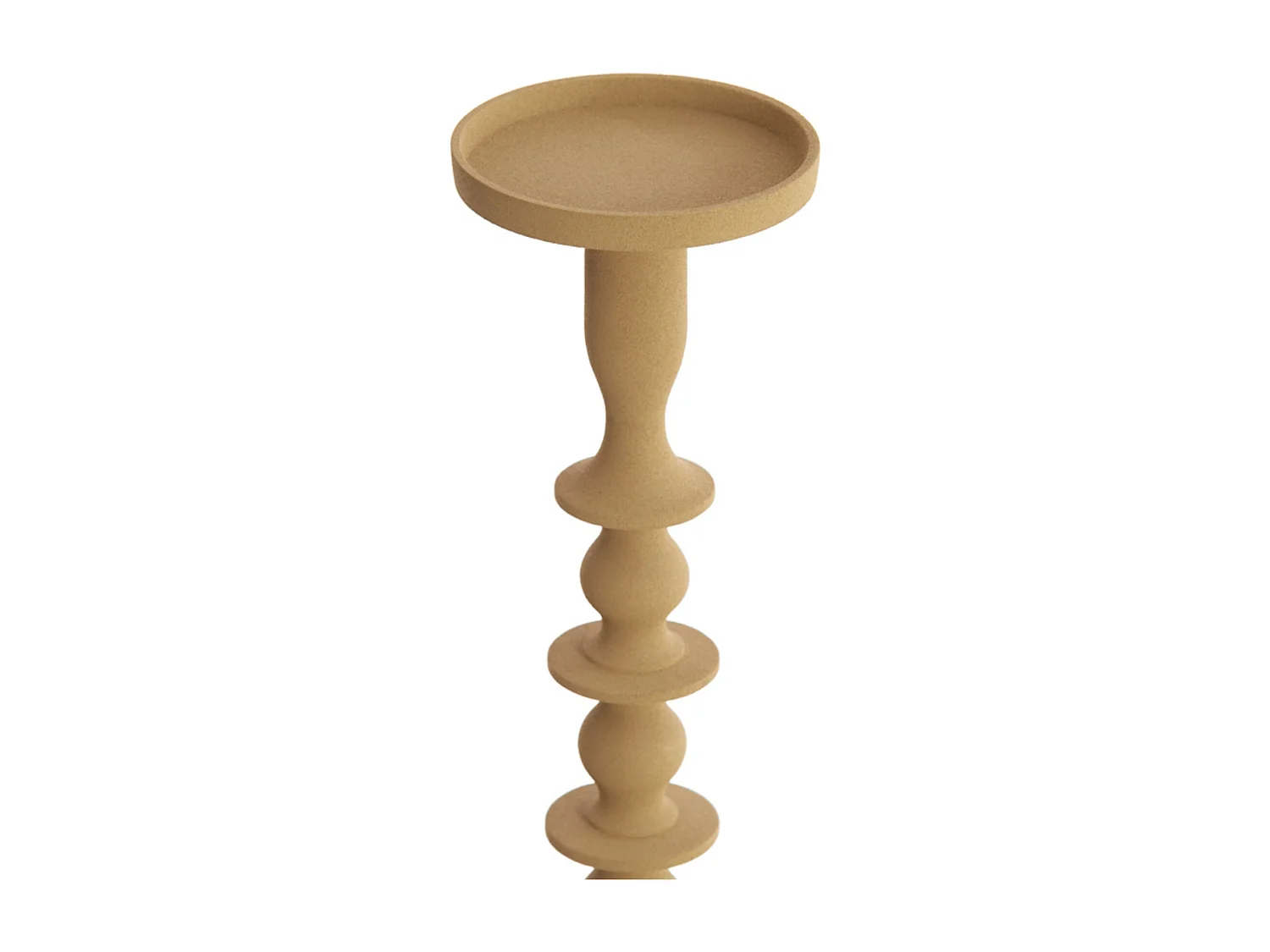 Bougeoir MERAKO - Ø11x54,5cm - Marron