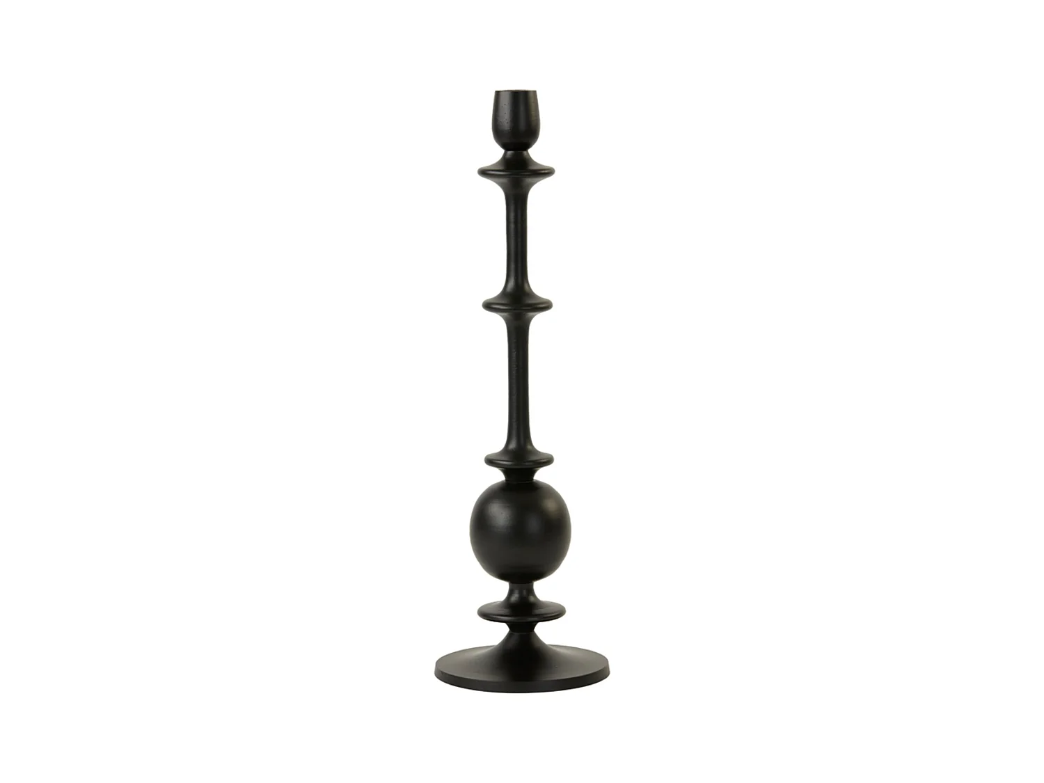 Bougeoir AMERA - Ø15x50cm - Noir