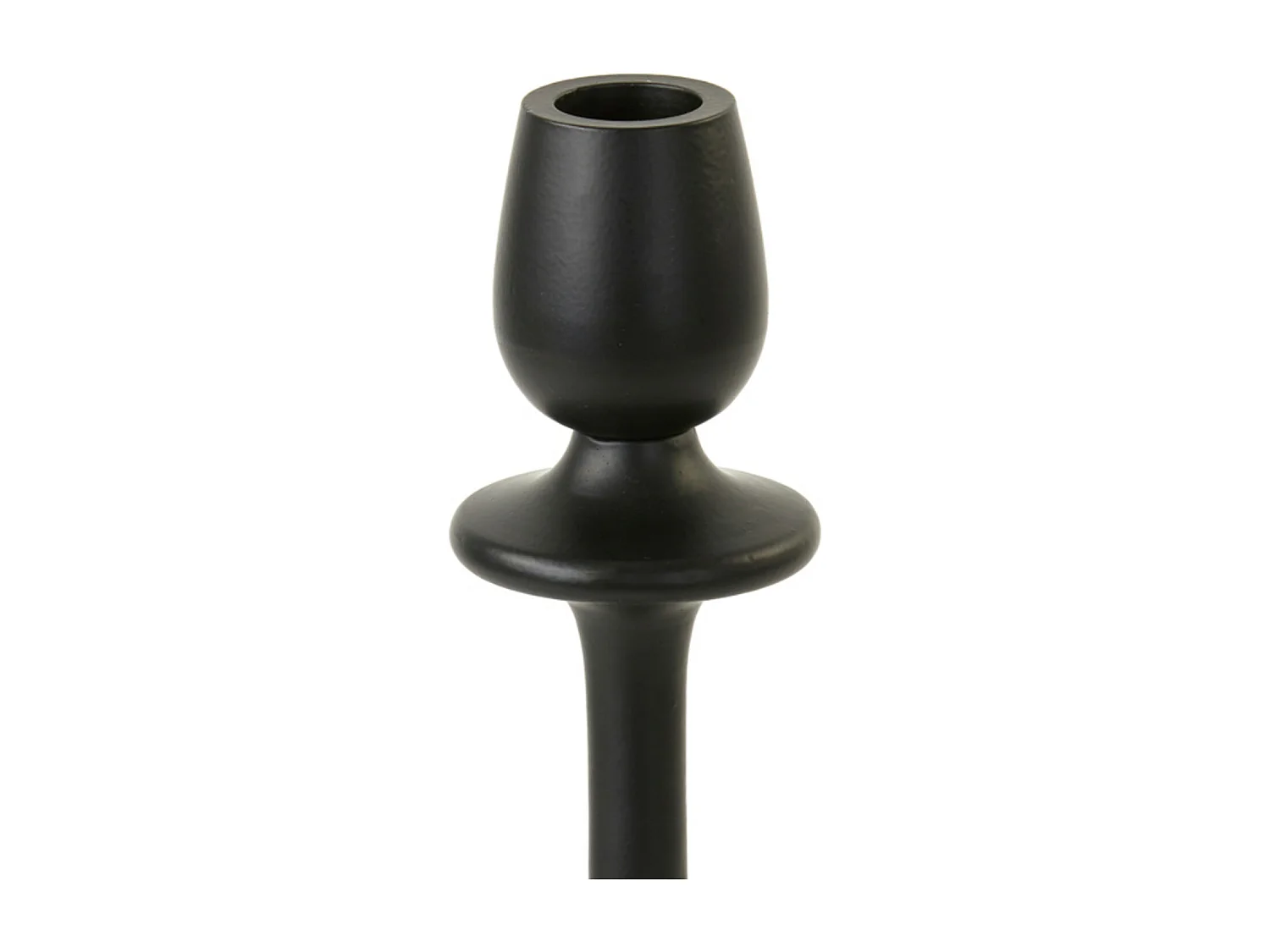 Bougeoir AMERA - Ø15x50cm - Noir