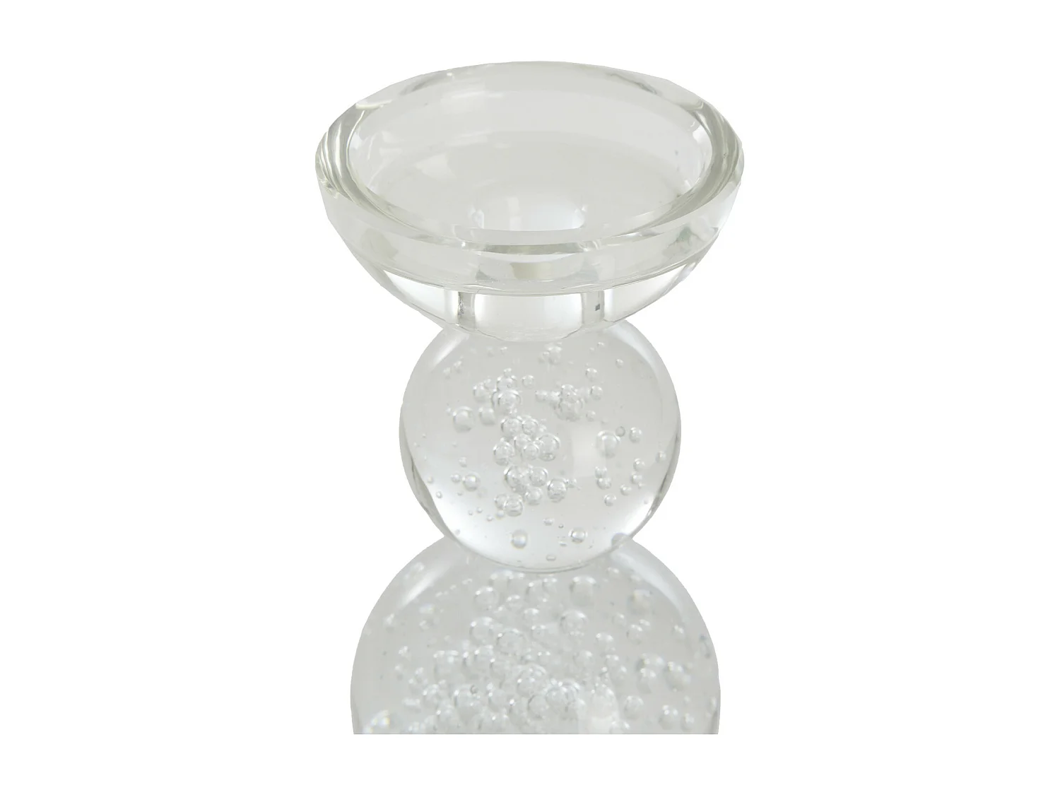 Bougeoir ITINGA - Ø10x26,5cm - Transparent