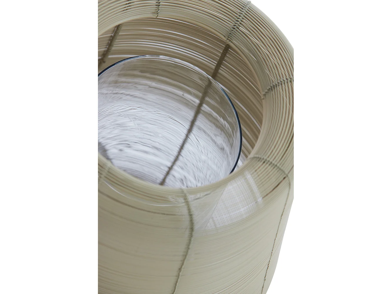 Laterne ADETA - Ø32x35cm - Braun