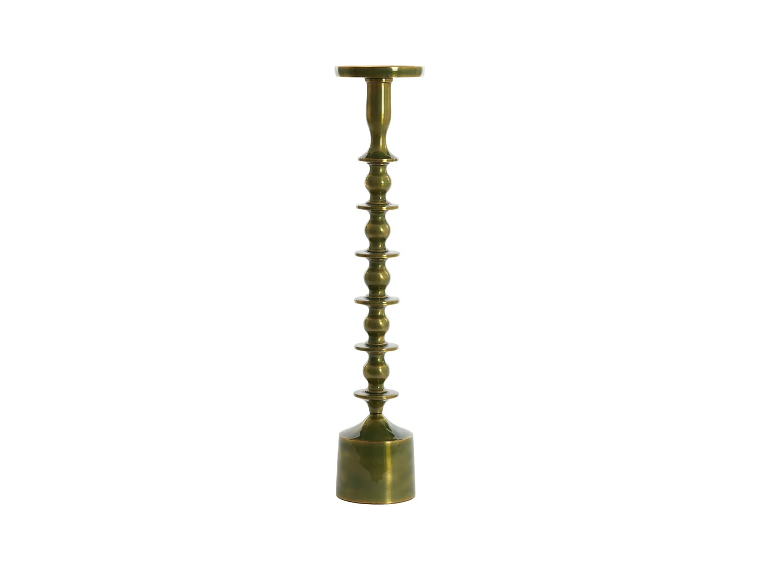 Bougeoir MERAKO - Ø11x54,5cm - Vert