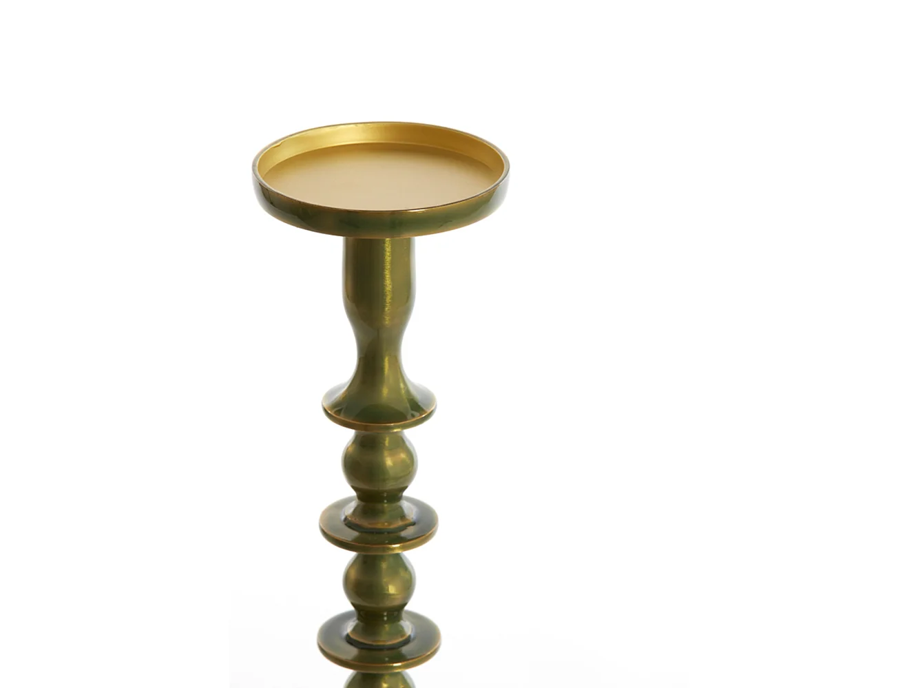 Bougeoir MERAKO - Ø11x54,5cm - Vert