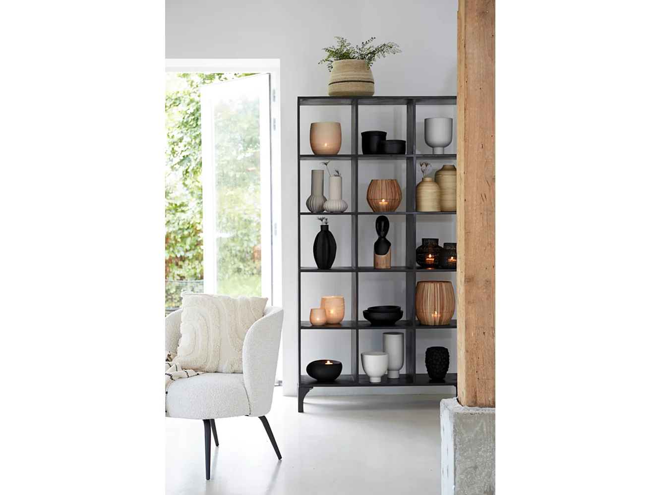 Bougie chauffe-plat EVISA - Ø25x27cm - Marron