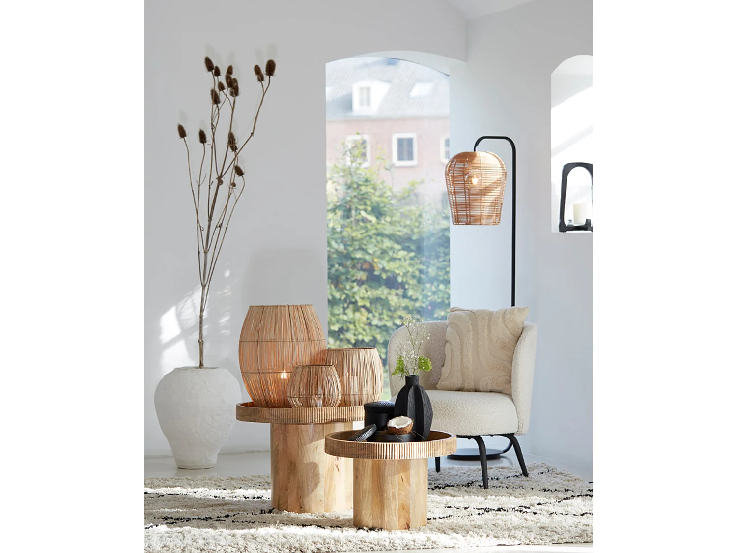 Bougie chauffe-plat EVISA - Ø25x27cm - Marron